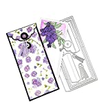 Alinacutle Slimline Card Dies with Envelope Die Cut, Paper Craft Metal Die-Cuts,Scrapbooking Cutting Dies,DIY Card Metal Punch Template