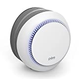 Pure Enrichment PureZone Halo Medium Room Air Purifier, 2 Stage Filtration, Purifies Air of Smoke, Pollen, Dust, and Pet Hair - Easily Fits on Tables, Desks, and Nightstands (White)