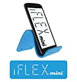 iFLEX Mini Flexible Phone Holder for Travel, Work and Home – This Travel Cell Phone Stand is The Perfect iPhone Holder and Works with Any Smartphone – Non-Slip Grip, Strong and Durable - Sky Blue