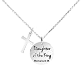 Daughter of the King Jewelry Gifts Personalized Christian Necklace