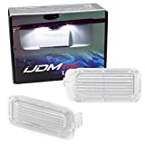 iJDMTOY OEM-Fit 3W Full LED License Plate Light Kit Compatible With Ford Explorer Escape Fusion Fiesta, Powered by 18-SMD Xenon White LED