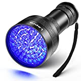 Lepro Black Light Flashlights, 51 LED UV Handheld Blacklight 395nm, Black Light for Pet Urine Detection for Dog and Cat Urine, (Battery Not Included)