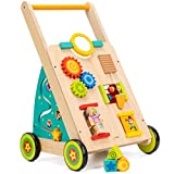 cossy Wooden Baby Learning Walker Toddler Toys for 18 Months (Updated Version)