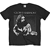 Beatles Men's George Harrison Live Portrait T-Shirt XX-Large Black