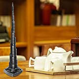 RBSD Realistic Plating Vintage Design Dubai Tower Model, Burj Khalifa Tower, Alloy for Bedroom Home