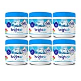 Bright Air Solid Air Freshener and Odor Eliminator, Cool and Clean Scent, 14 Oz Each, 6 Pack