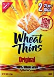 Nabisco Wheat Thins Original Snack Crackers 21 gram Whole Grain 2 Bags of 20oz