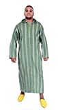 Moroccan Men Clothing Djellaba Hand made and Embroidered Medium Green