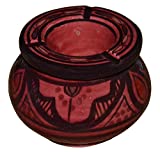 Ceramic Ashtrays Hand Made Moroccan smokeless Ceramic Vivid Colors Small