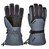 Gordini Men's Gore-Tex Gloves for Cold Weather & Wind Snowboard & Skiing Adjustable Straps Keeping Waterproof Insulated Warm for Winter (Medium)