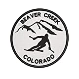 Beaver Creek, Colorado Skier Embroidered Premium Patch DIY Iron-on or Sew-on Decorative Badge Emblem Vacation Souvenir Travel Gear Clothes Appliques Wildlife Explore Nature