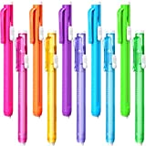 Pangda 10 Pieces Retractable Mechanical Eraser Pen, Pen-Style Erasers Pencil Click Big for Drawing, Art, Drafting, Sketching Adults, Kids Office, School Supplies (Multicolor)