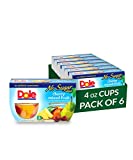 Dole Fruit Bowls Cherry Mixed Fruit No Sugar Added, Gluten Free Healthy Snack, 4 Oz, 24 Total Cups