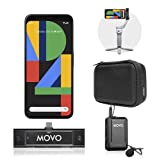 Movo Edge-UC - for USB Type-C Devices Only - Check Your Connection - Wireless Lavalier Microphone System - Omnidirectional Lapel Microphones Compatible with USB Type-C Android, Samsung