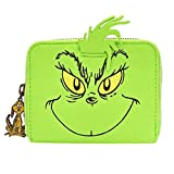 Loungefly x Dr. Seuss The Grinch Cosplay Zip Around Faux Leather Wallet