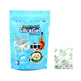 Sunny Home 50 Gram (20 Packs) Silica Gel Premium Safe Silica Gel Packs Desiccant and Dehumidifiers – Rechargeable Silica Gel Packets for Moisture Absorber