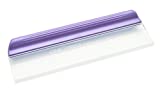 One Pass Classic 12" Waterblade Silicone T-Bar Squeegee Purple…