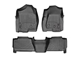 WeatherTech Custom Fit FloorLiner - 440031-440612 - 1st & 2nd Row (Black)