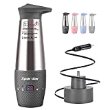 Spardar 12V Car Boiler Electric Travel Portable Kettle Fast Water Boiler Car Coffee Maker& Heater with LED Indicator Light for Water, Tea, Coffee and Milk
