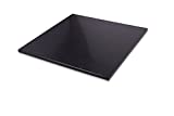 HDPE (High Density Polyethylene) Plastic Sheet 1/2" x 6" x 12 Black Color
