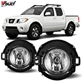 Winjet Fog Lights OEM Series for [2005-2015 Nissan Xterra] [2010-2017 Frontier][2018 Nissan Frontier] with H11 12V 55W Halogen Bulbs Driving Fog Lamps Replacement w/Wiring and Switch Kit Clear Lens
