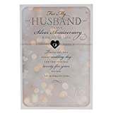 Hallmark 11382972 Time Has Flown 25th Silver Anniversary Card for Husband