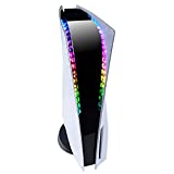 eXtremeRate RGB LED Light Strip for Playstation 5 Console, 7 Colors 29 Effects DIY Decoration Accessories Flexible Tape Lights Strips Kit for PS5 Console with IR Remote
