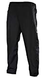 Funny Guy Mugs Tearaway Pants - Premium Breakaway Pants - Retro Windbreaker Pants (Black, Youth Large)