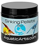 Aquatic Arts Sinking Pellets (.5 lb Spirulina Tabs) Freshwater Fish Food (Cichlid Tetra) | Shrimp Pellets | Aquarium Snail Food (Nerite Trapdoor Ramshorn) | Crayfish Food | Hermit Crab Food and More