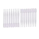 Buytra 300 Pack Disposable Graduated Transfer Pipettes Eye Dropper Polyethylene for Essential Oils,Crafts(3 Capacity-3ML,1ML,0.2ML)