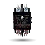 Migro 2 Pole 40 AMP Heavy Duty AC Contactor Replaces Virtually All Residential 2 Pole Models (2- Year Warranty Silver Alloy Content Contactors)