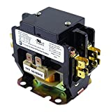 YuCo CN-PBC302-24 DEFINITE PURPOSE CONTACTOR 30A 2P 24V 30 FLA 40 RES FITS DP30C2P-F AC & HEATING CONTACTOR AIR CONDITIONING CONTACTOR HVAC CONTACTOR