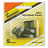 Bussmann (BP/ATC-30-RP) 30 Amp ATC Blade Fuse, Pack of 5