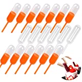 DIYASY 200 Pcs Cupcake Pipettes,4 Ml Plastic Squeeze Dropper Liquid Transfer Pipettes for Strawberry and Chocolate Injector