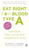 Eat Right for Blood Type A: Maximise your health with individual food, drink and supplement lists for your blood type