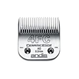 Andis Stainless Steel Pro Quality Grooming Ceramic Edge Clipper Blades Choose Size !(# 4FC Finish Blade = 9.5mm)