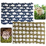 YODEPACKS 2 Packs Guinea Pig Cage Liners Washable Guinea Pig Cage Bedding Fast Absorbent Dry for Hamster Rabbits & All Small Animals