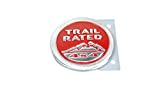 Mopar Trail Rated 4x4 Badge Logo Nameplate Trailhawk Red OEM