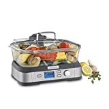 Cuisinart STM-1000 Cook Fresh Digital Glass Steamer, One Size, Stainless Steel