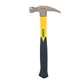 Estwing - ESTEMRF16S Sure Strike Hammer - 16 oz Straight Rip Claw with Fiberglass Handle & No-Slip Cushion Grip - MRF16S