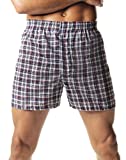 Hanes Men's 5-Pack Tartan Boxer with Inside Exposed Waistband, Multi, Large