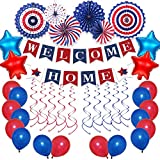 Welcome Home Decorations Military, Welcome Home Balloons Kit, Welcome Home Banner, Welcome Home Party Decorations, Deployment Returning Army Homecoming Party Decor