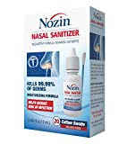 Nozin® Nasal Sanitizer® Antiseptic 12mL Bottle | Kills 99.99% of Germs | Lasts Up to 12 Hours | 60+ Applications | Think Hand Sanitizer for Your Nose®