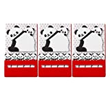 MOOZON 3 Packs Panda Sticky Notes Page Flags Index Tabs for Office School Supplies