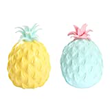 Hwnovdy 2 Pcs Pineapple Stress Ball, Fidget Toys Ball for Pressure Release Party Gifts