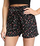 GRACE KARIN Women High Waist Printed Summer Casual Shorts L Floral 2