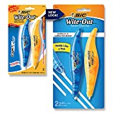 BIC Wite-Out Brand Exact Liner Correction Tape, White, 2-Count (3 packs, 6 Tapes total)