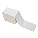 9527 Product Fanfold 4 x 6 Direct Thermal Labels White Perforated Shipping Labels,500 Labels per Stack,1 Stack