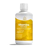 100% Natural Dog Vitamins and Supplements - Liquid Multivitamin for Dogs - Senior Dog Vitamins - Vitamins for Dogs with Probiotics - Usa Made Vitamin for Dogs - Pet Vitamins for Dogs & Dog Supplements