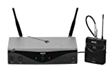 AKG Pro Audio WMS420 Presenter Set Band A Wireless Microphone System with SR420 Stationary Receiver, P420 Pocket Transmitter, and C417L Lavalier Microphone